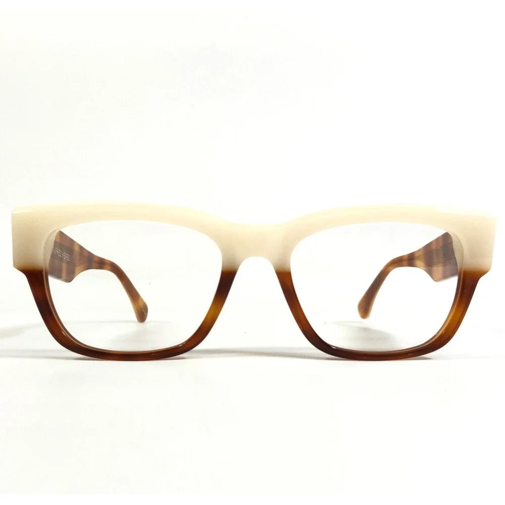 Alfred Kerbs Eyeglasses Frames MIA HVBE Havana Beige Square Full Rim 53-19-140
